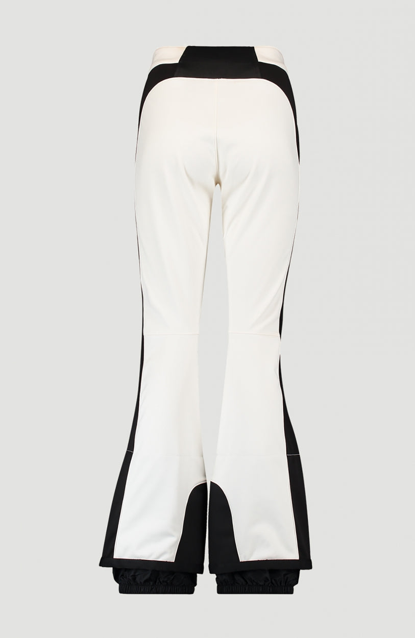 Blessed Striped Snow Pants | Powder White