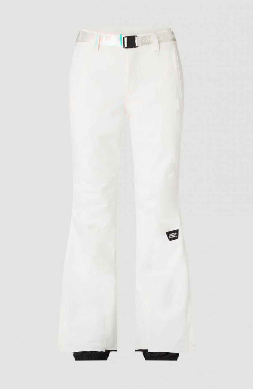 Star Insulated Snow Pants | Powder White