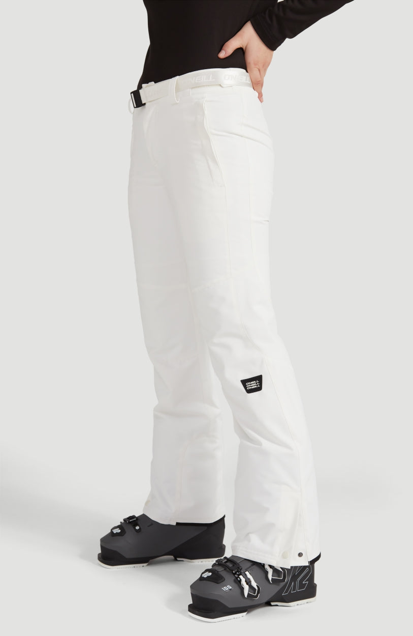 Star Insulated Snow Pants | Powder White