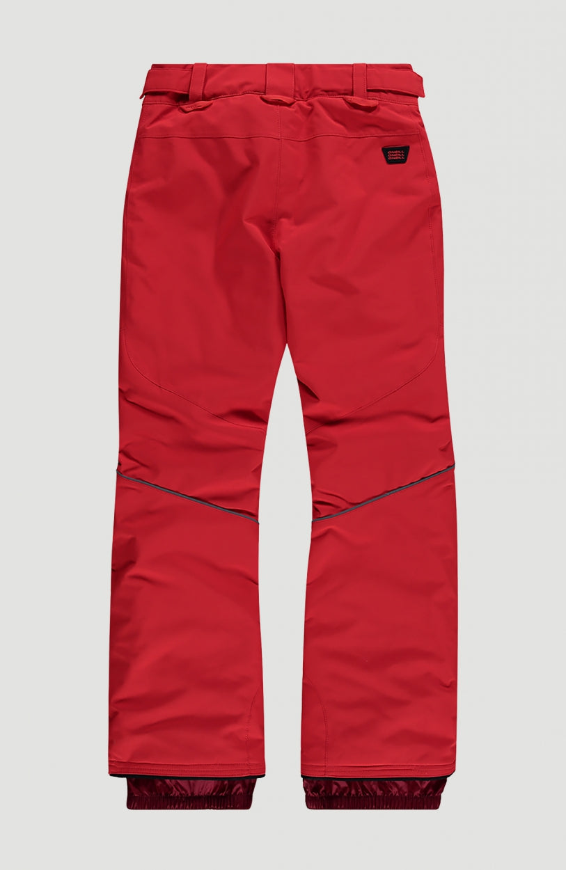 Charm Regular Snow Pants | Fiery Red -A