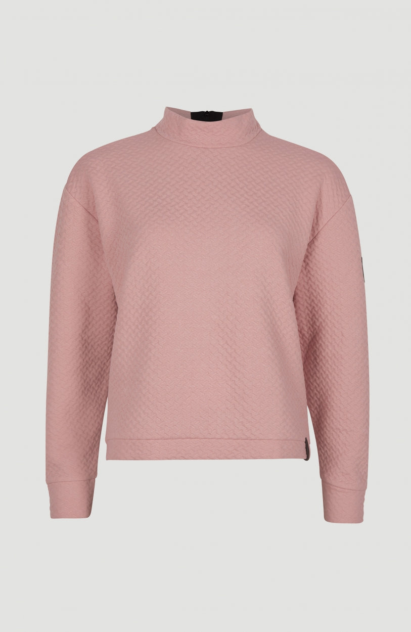 Aralia Quilted Crew Neck Sweatshirt | Bridal Rose