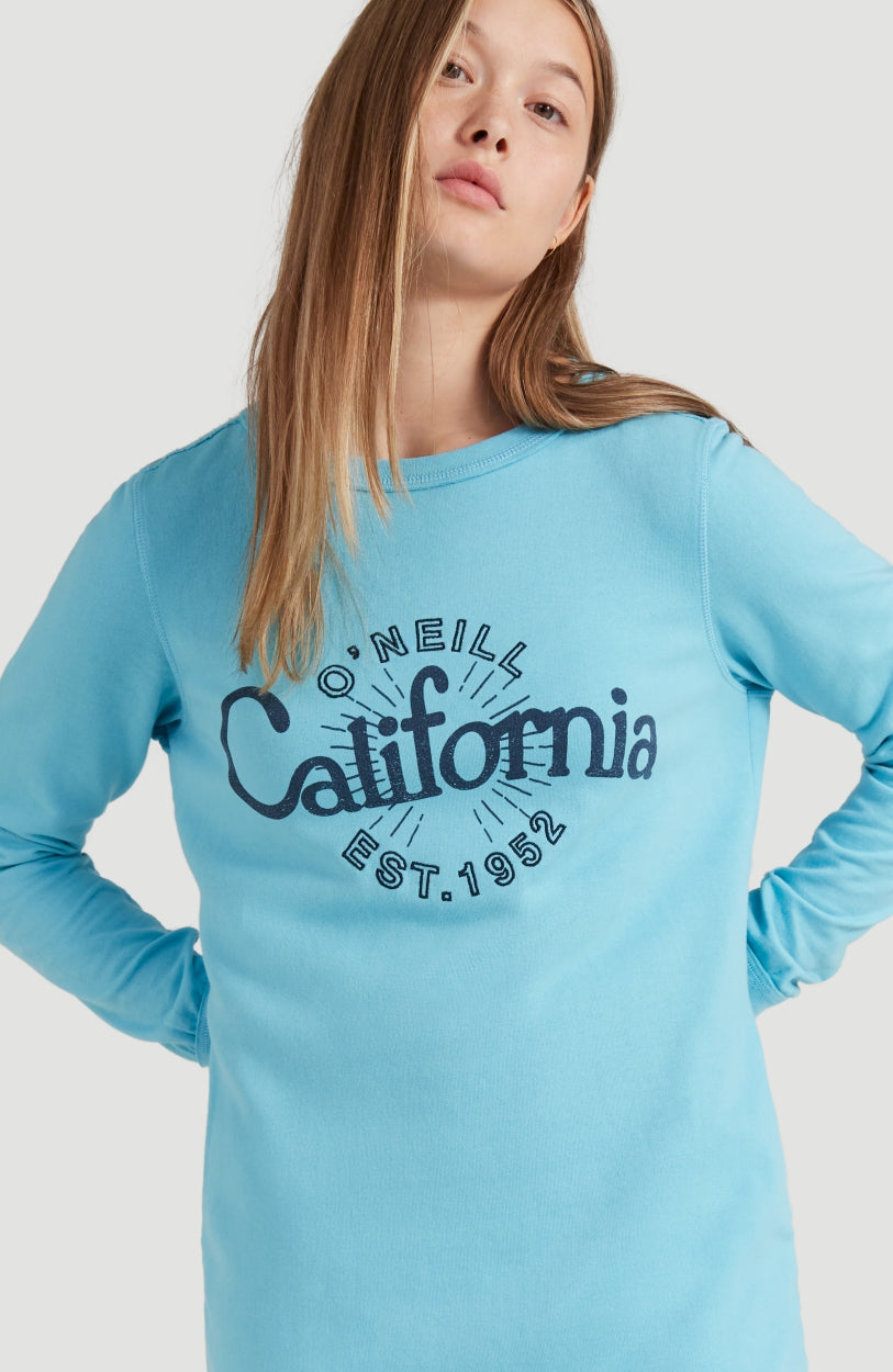 Cali Graphic Sweat Midi Dress | DESERT CLAY