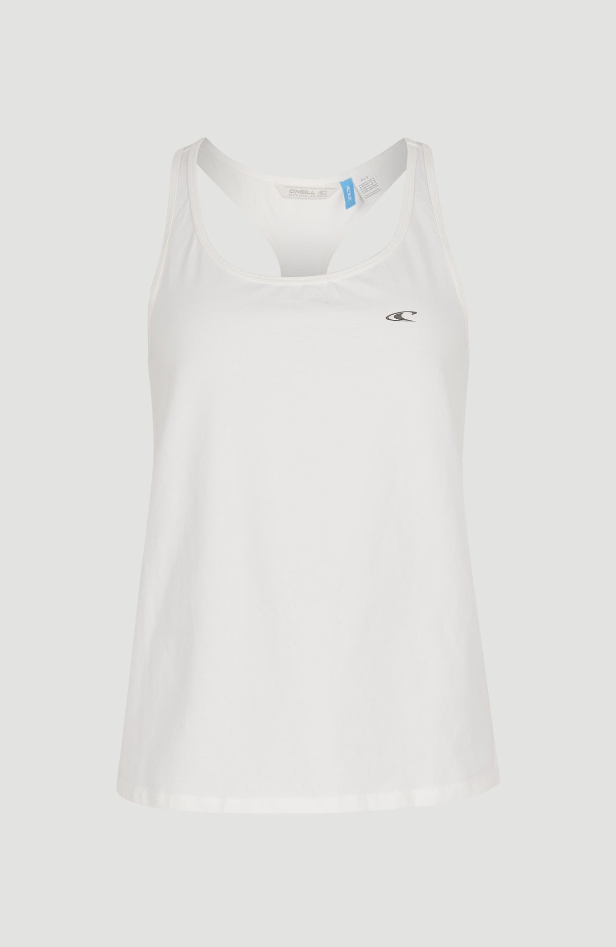 Wave Logo Racer Tanktop | Powder White