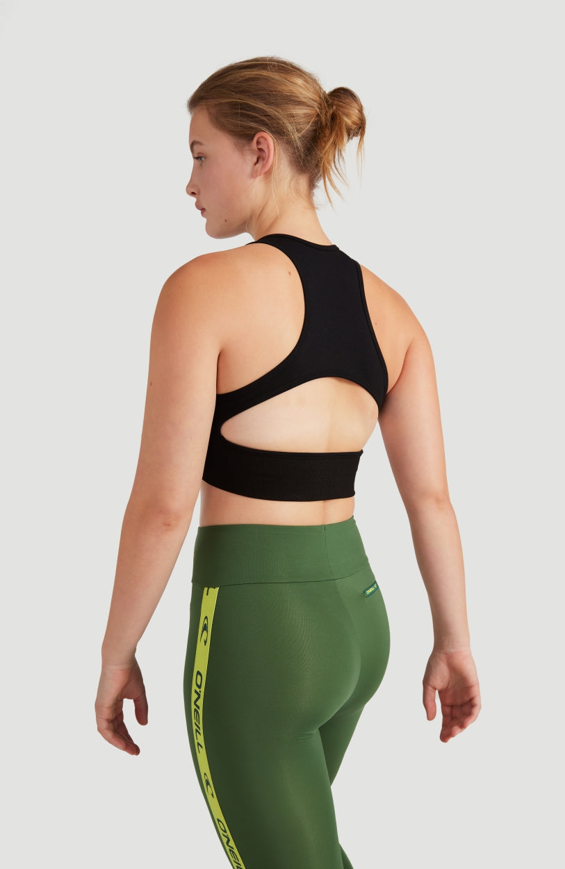 Active Seamless Sports Bra | BlackOut - A