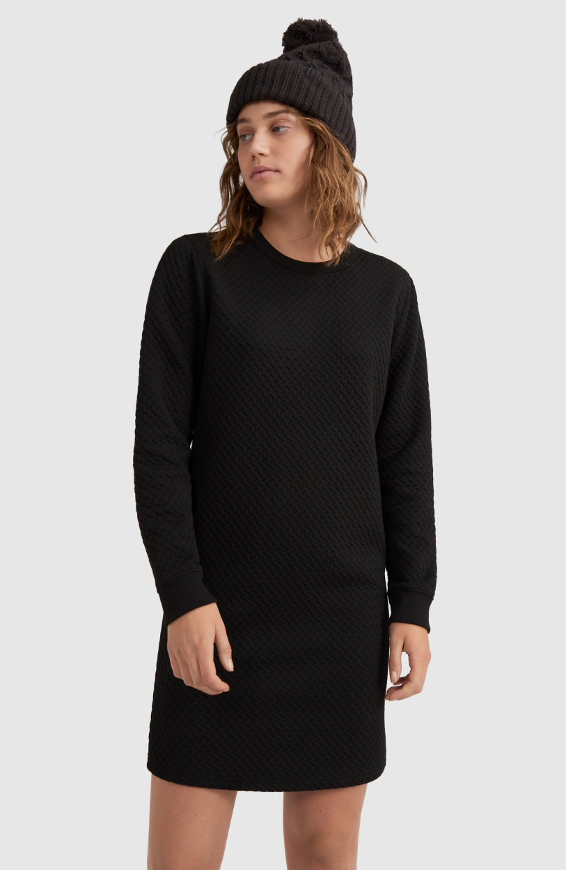 Aralia Midi Dress | BlackOut - A