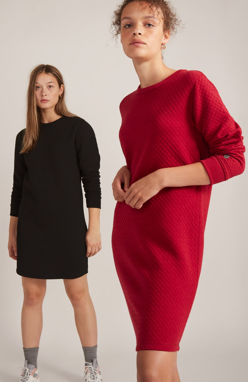 Aralia Midi Dress | BlackOut - A