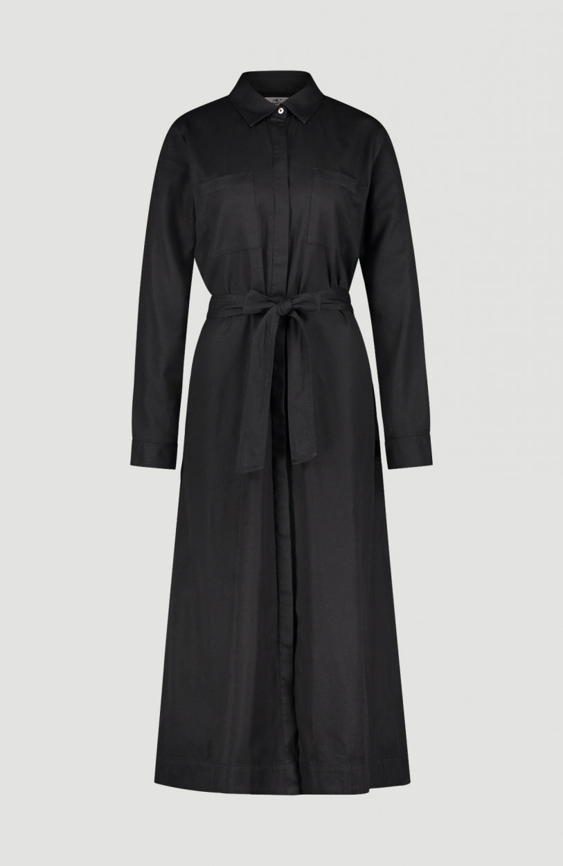Endless Summer Shirt Midi Dress | BlackOut - A