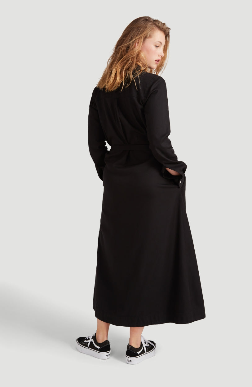 Endless Summer Shirt Midi Dress | BlackOut - A