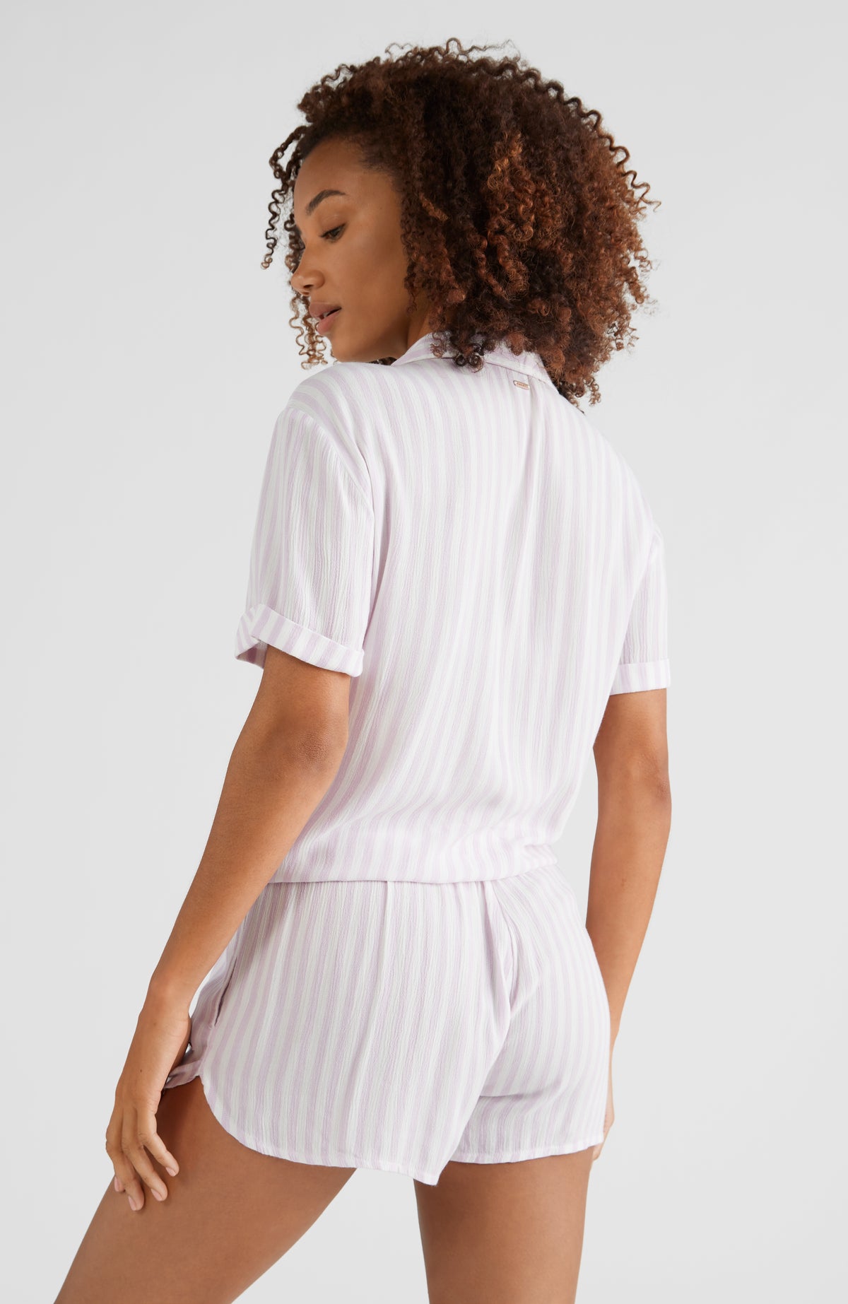 Cali Woven Shirt | Lilac AO 2