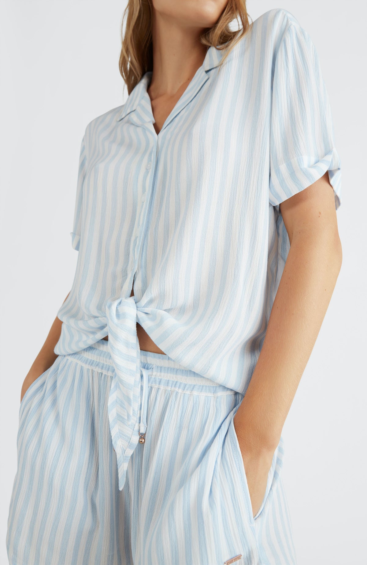 Cali Woven Shirt | Blue AO