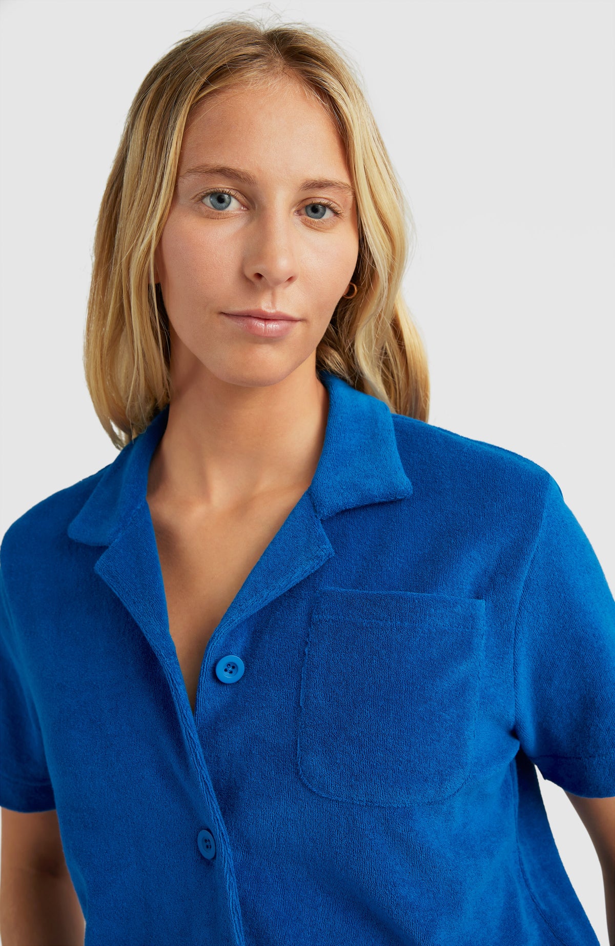 Brights Terry Shirt | Princess Blue