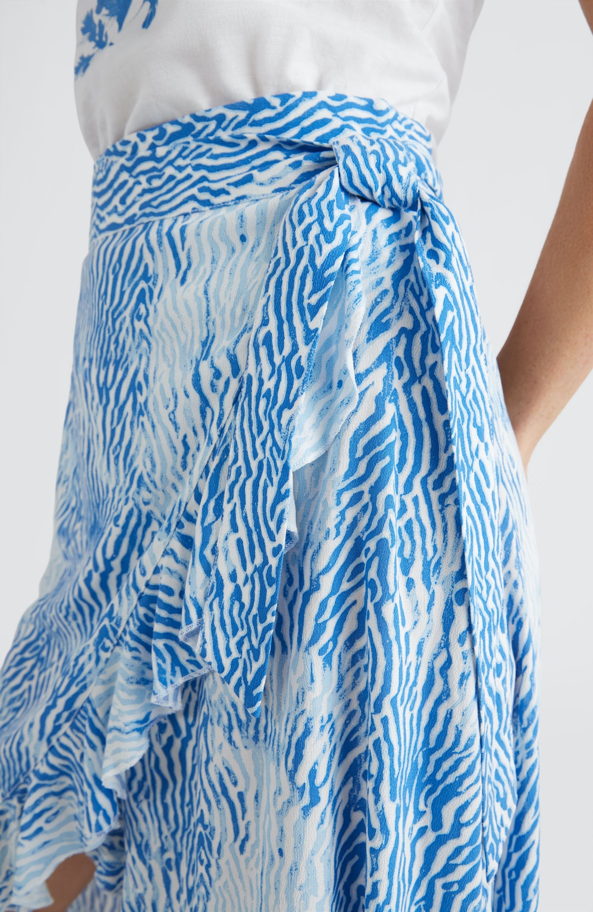 WRAP SKIRT | Blue AO 2