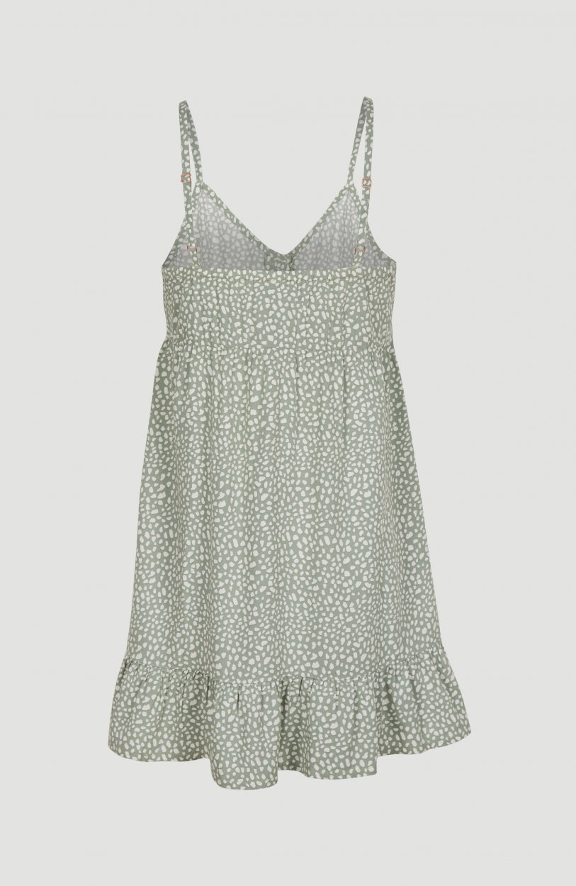 A-Line Beach Dress | Green AO 1