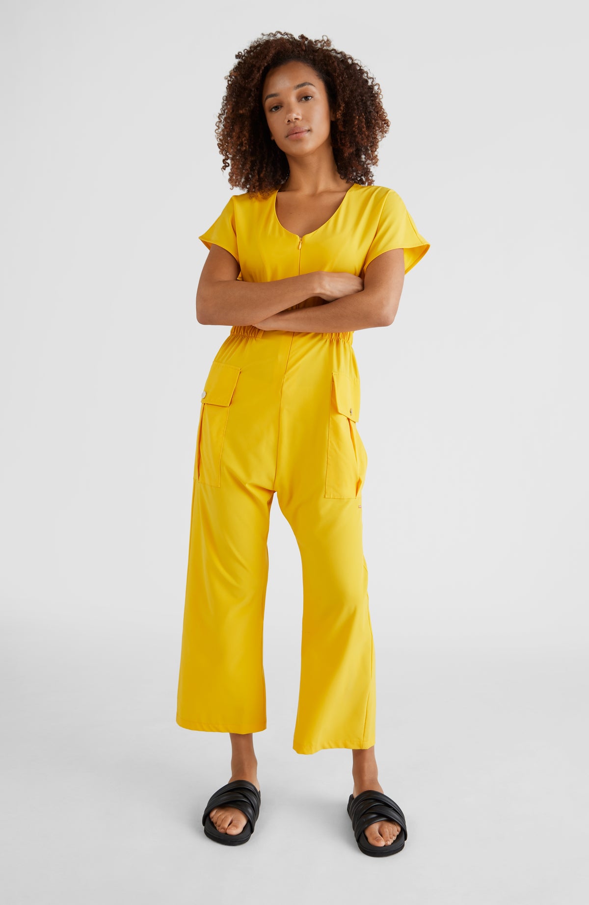Active Jumpsuit | Old Gold