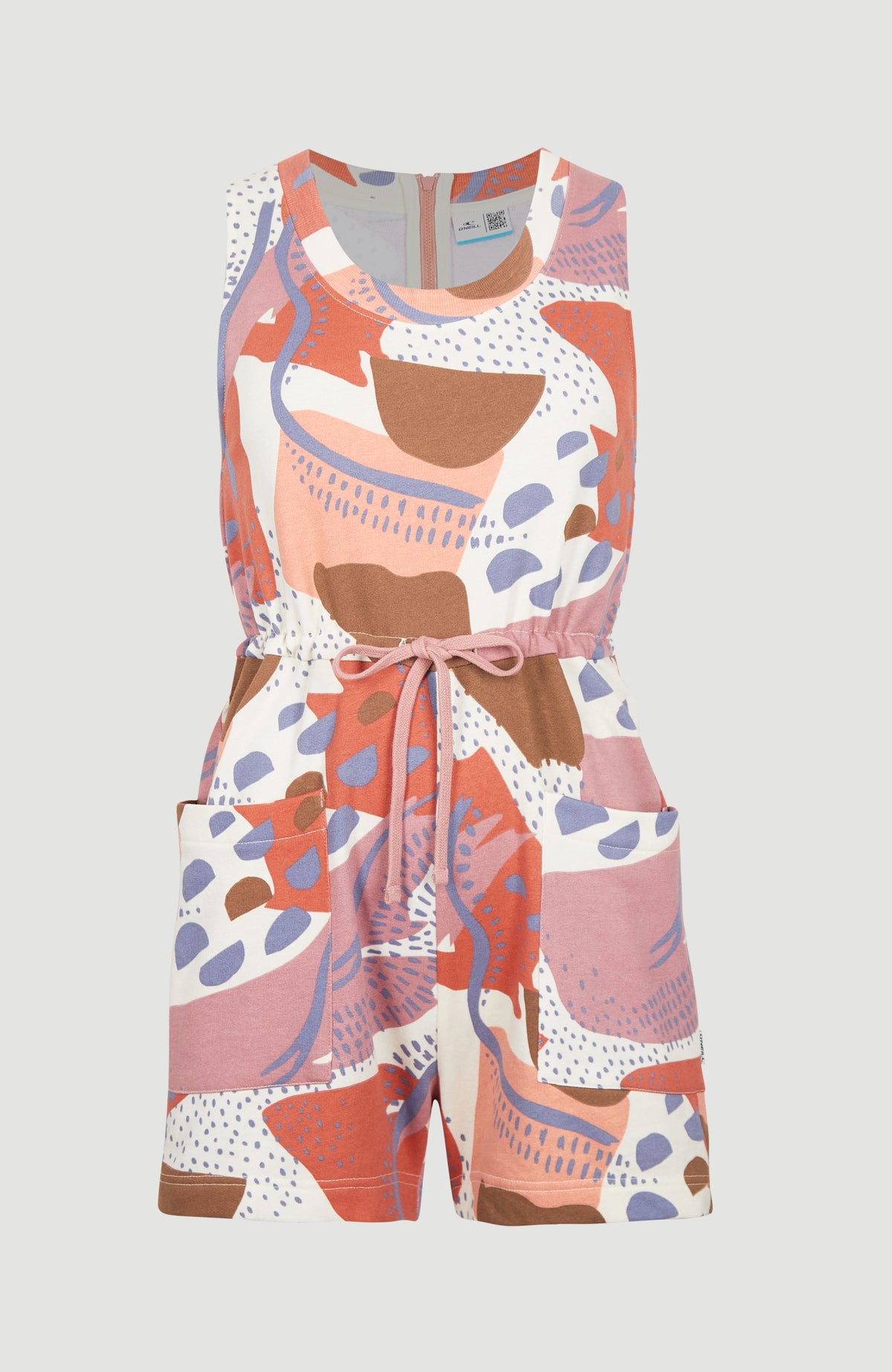 Elandra Playsuit | Patchwork Print