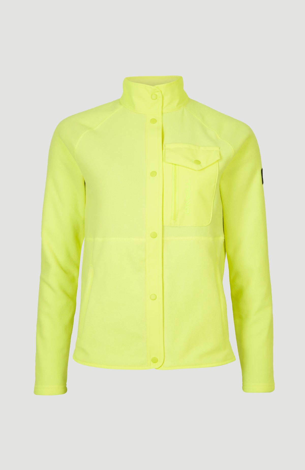 Utility Button Fleece | Pyranine Yellow