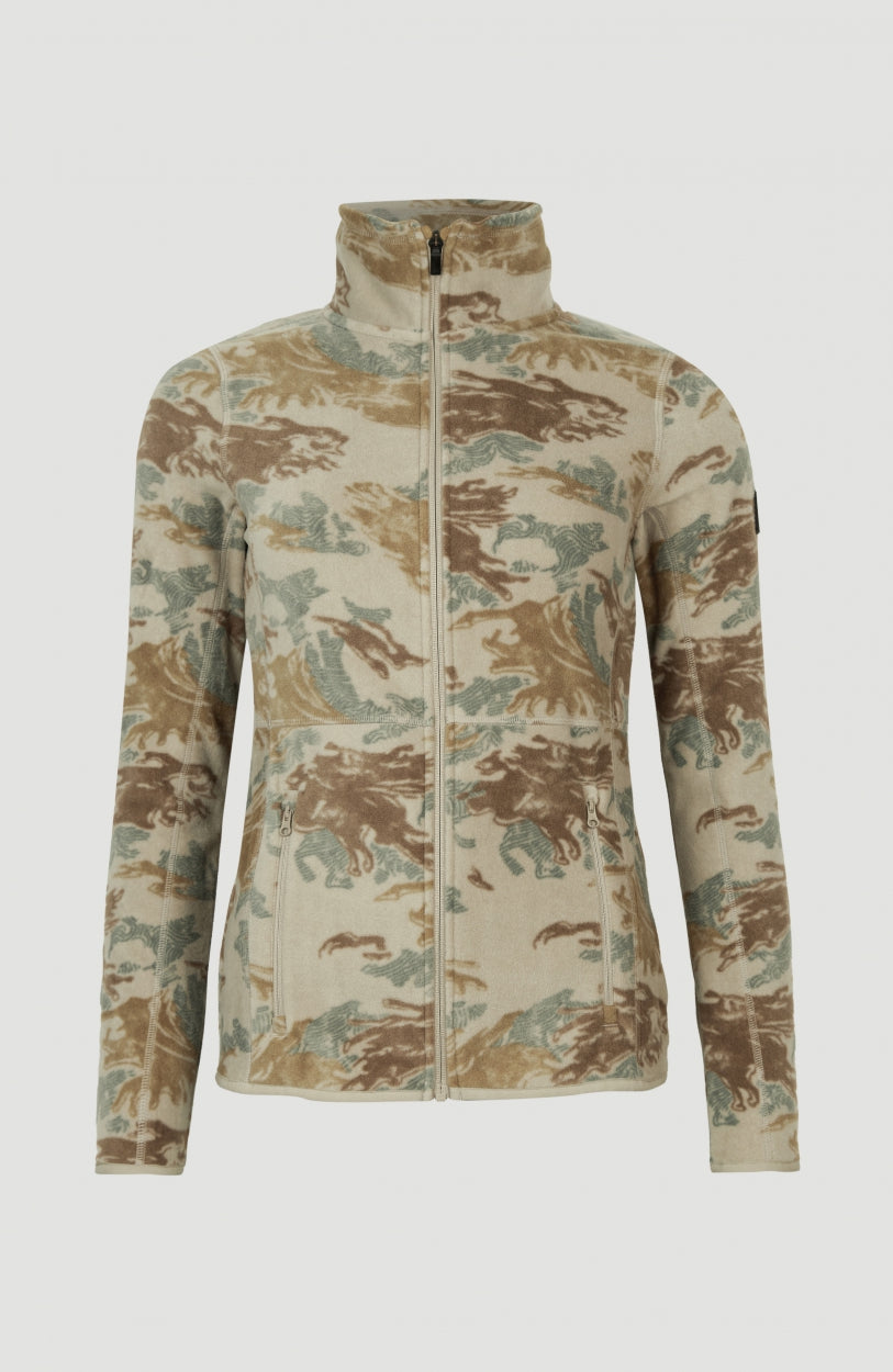 All Over Print Clime Fleece | Light Camo