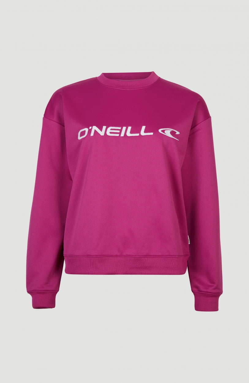Rutile Crew Fleece | Fuchsia Red