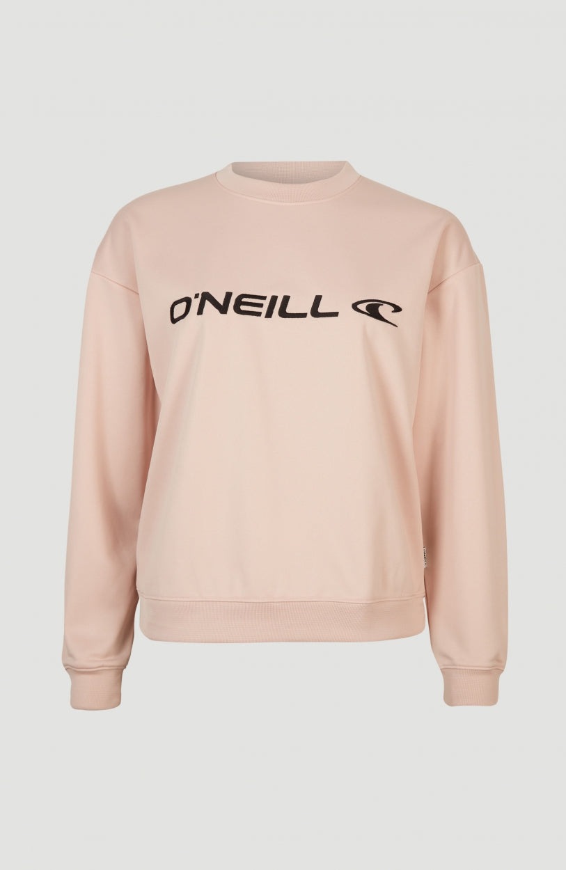 Rutile Crew Fleece | Peach Whip