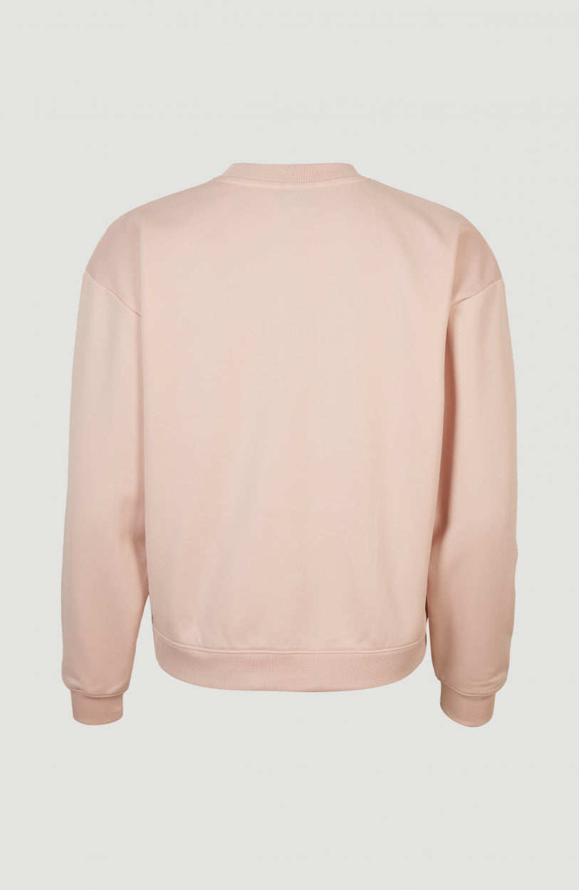 Rutile Crew Fleece | Peach Whip