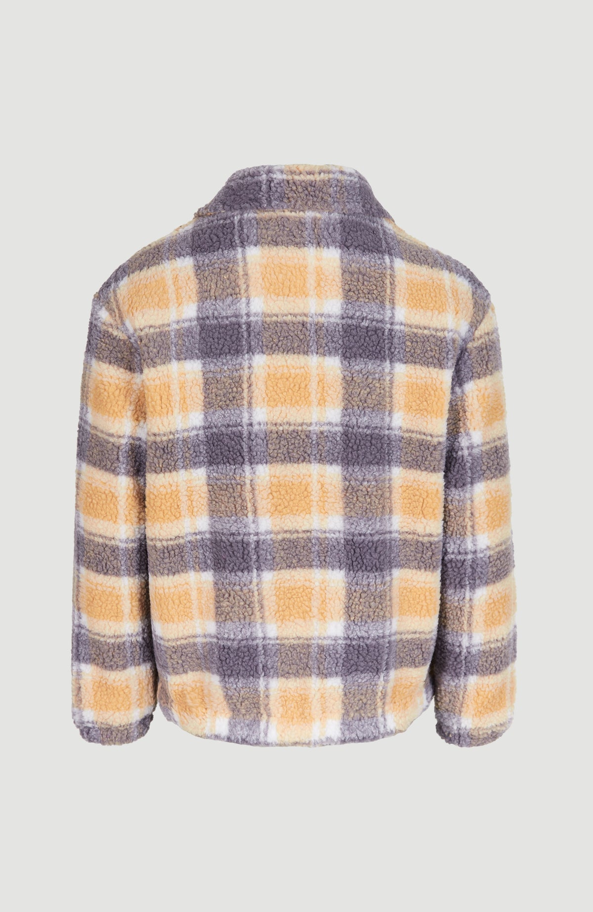 Checked Fleece Jacket | Beige Outdoor Check