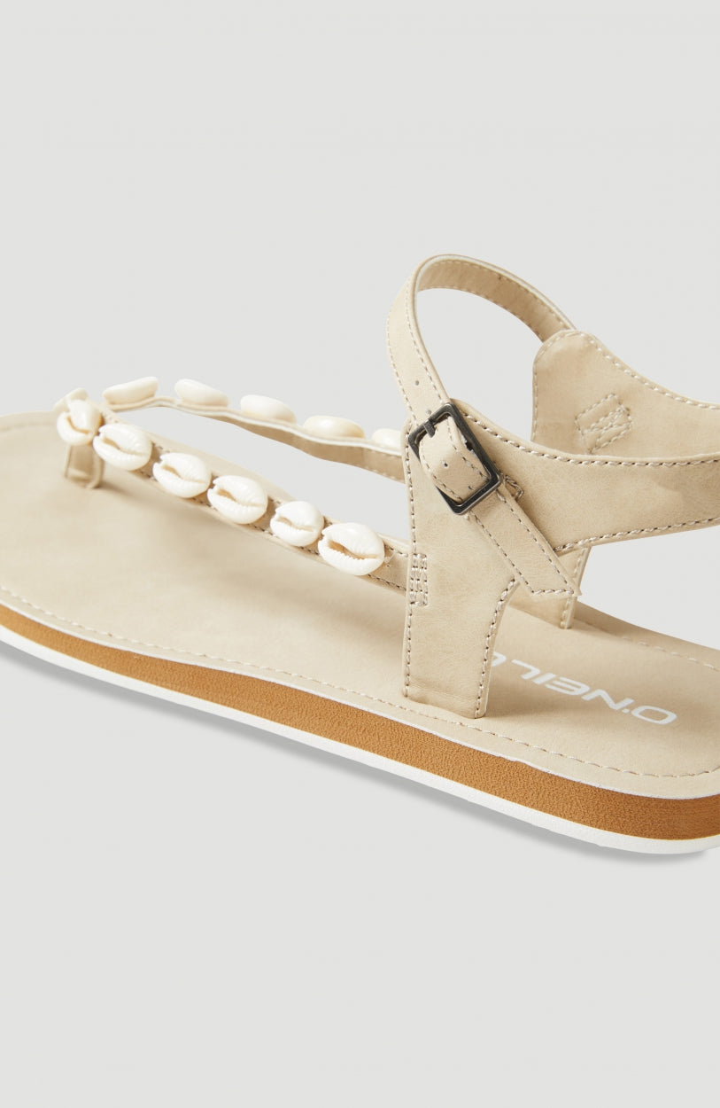 Batida Shell Sandals | Snow White