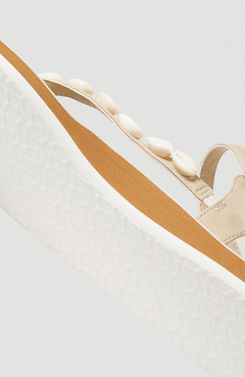 Batida Shell Sandals | Snow White