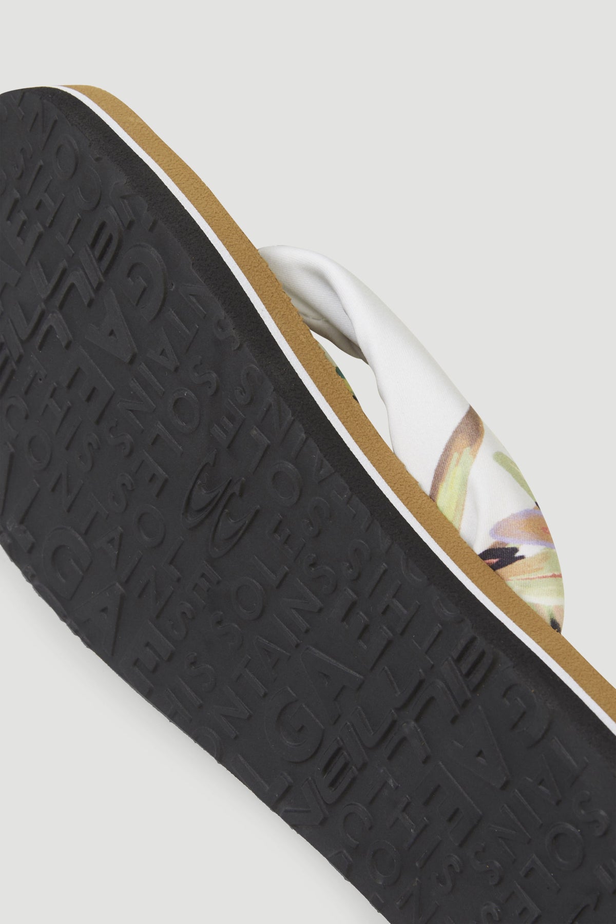 Ditsy Sun Bloom™ Sandals | White Tropical Flower