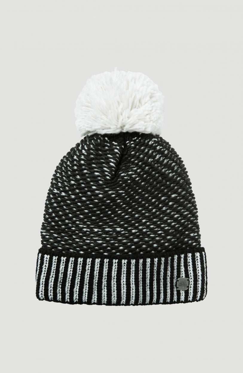 Chunky Beanie | Black Out Colour Block