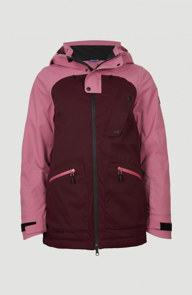 Ametrine Snow Jacket | Chateau Rose Colour Block