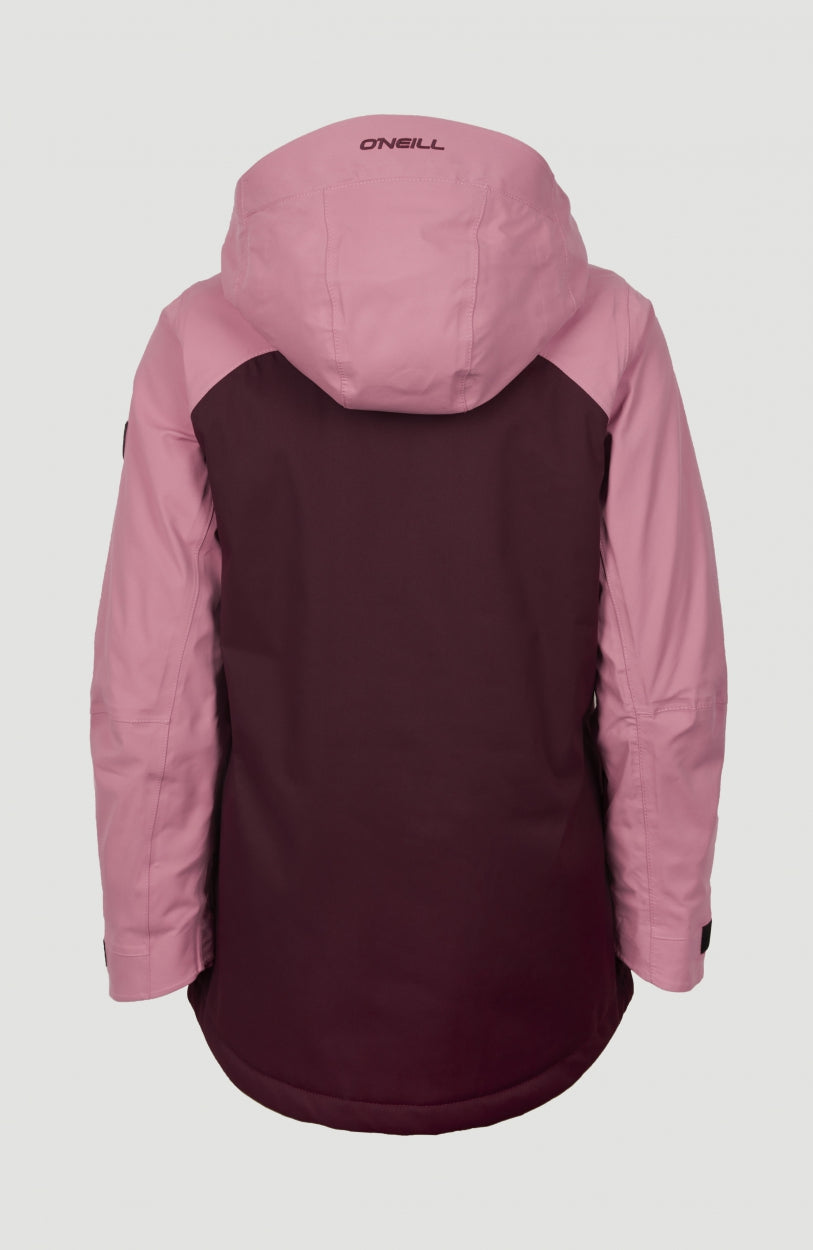 Ametrine Snow Jacket | Chateau Rose Colour Block