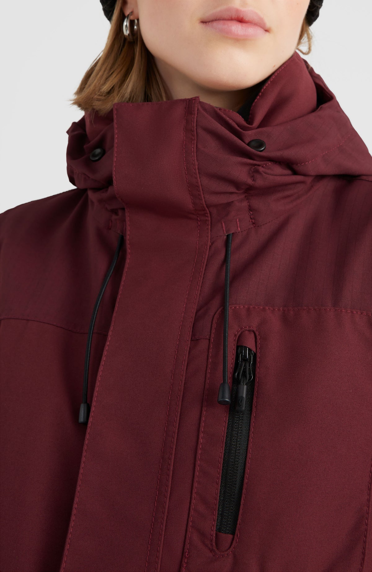 Utility Hybrid Snow Jacket | Windsor Wine
