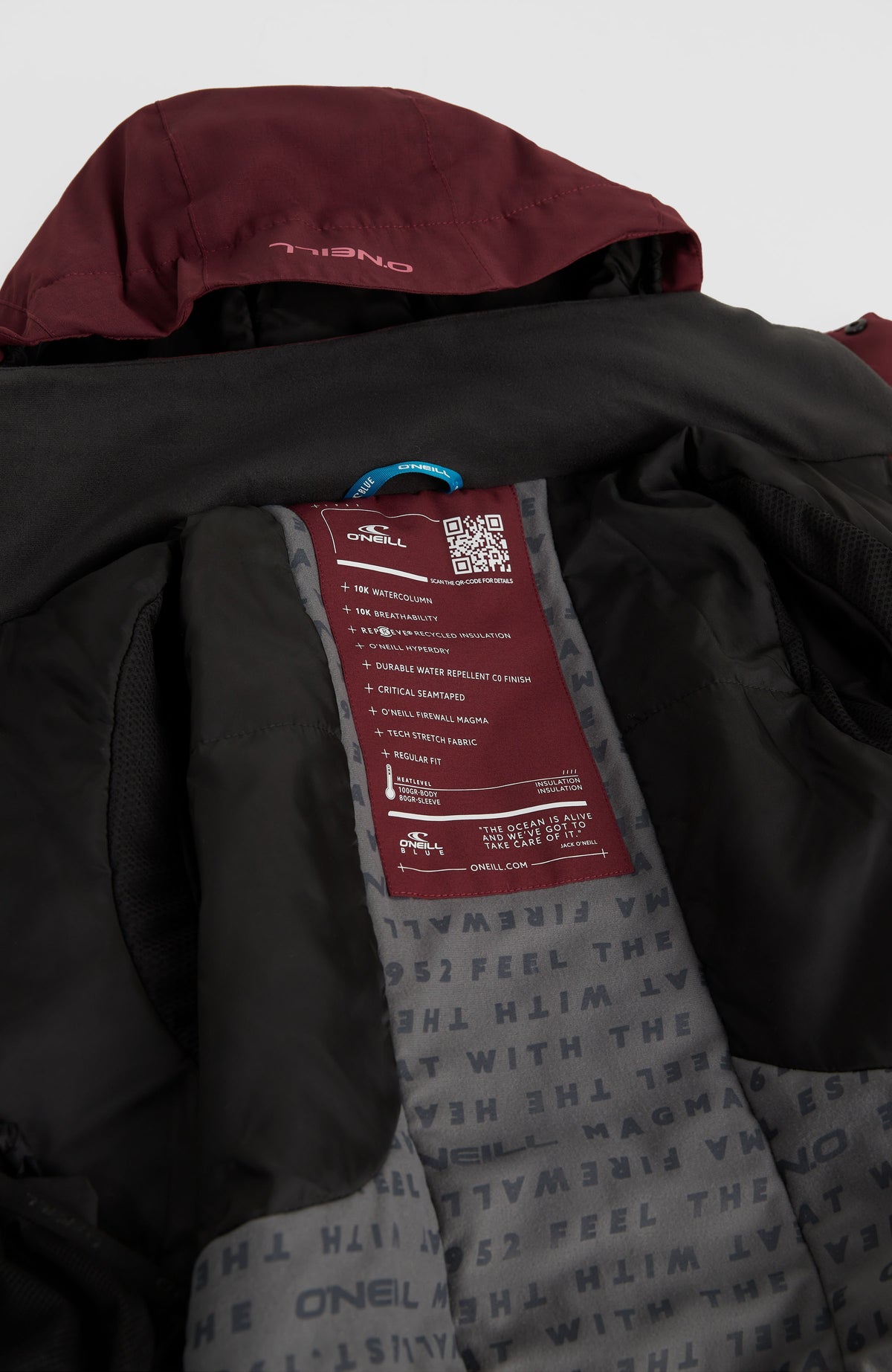 Utility Hybrid Snow Jacket | Windsor Wine