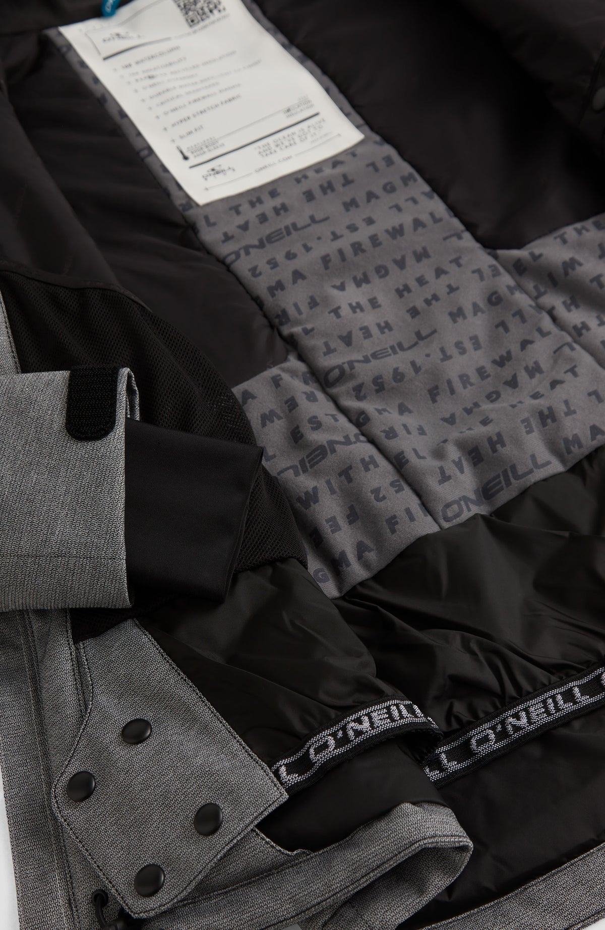 Diamond Snow Jacket | Snow White Colour Block