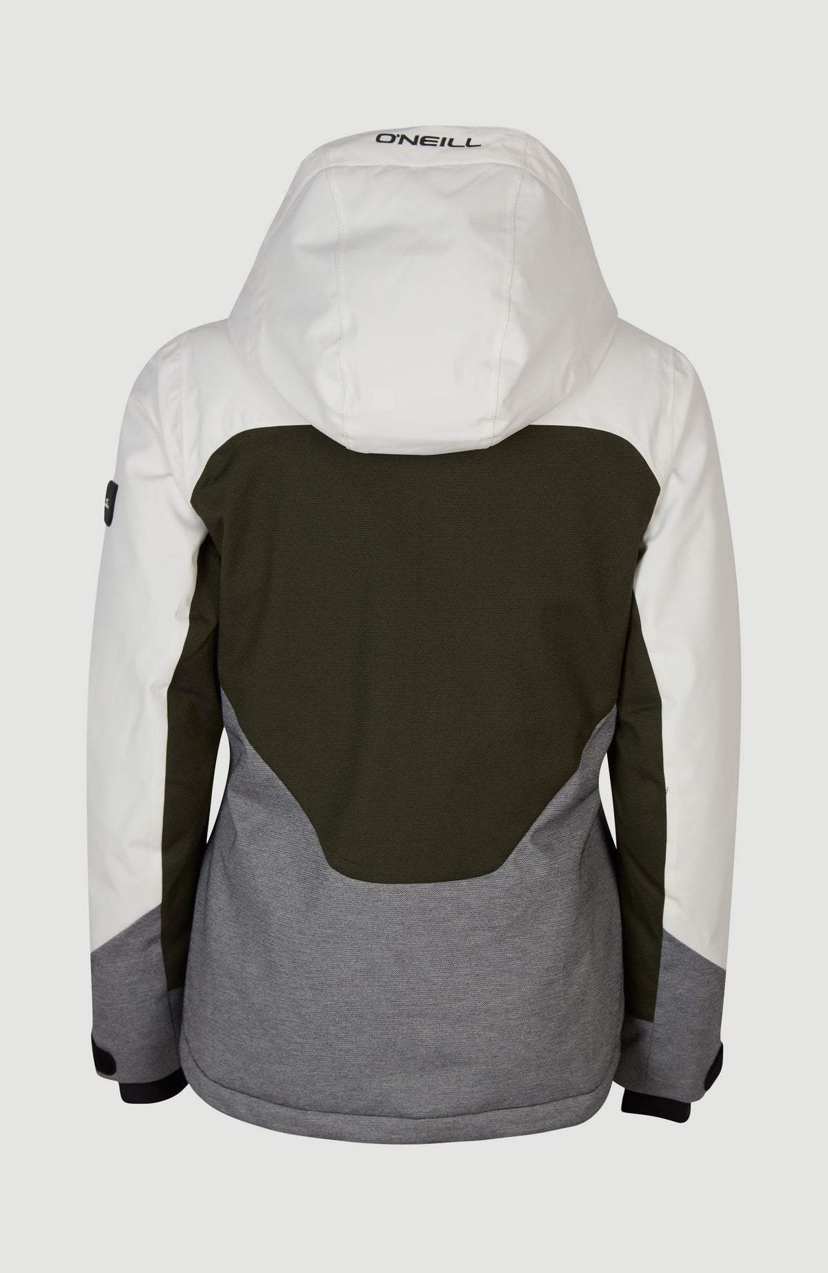 Diamond Snow Jacket | Snow White Colour Block