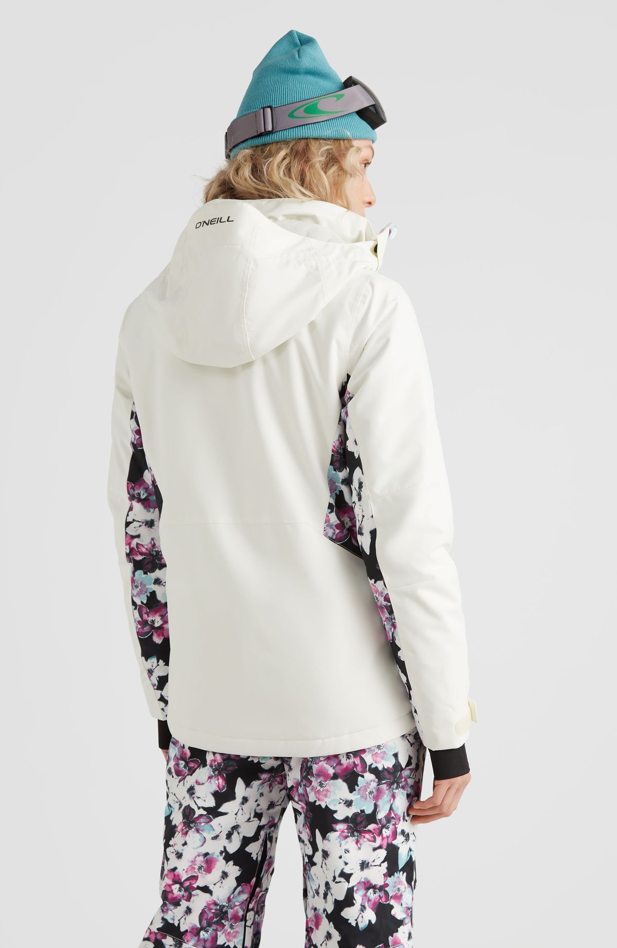 Adelite Snow Jacket | Snow White Colour Block