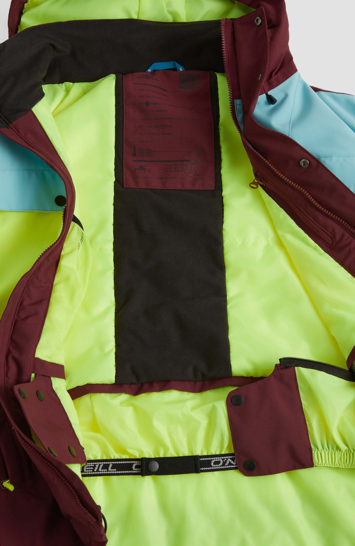 Tanzanite Snow Jacket | Windsor Wine Colour Block