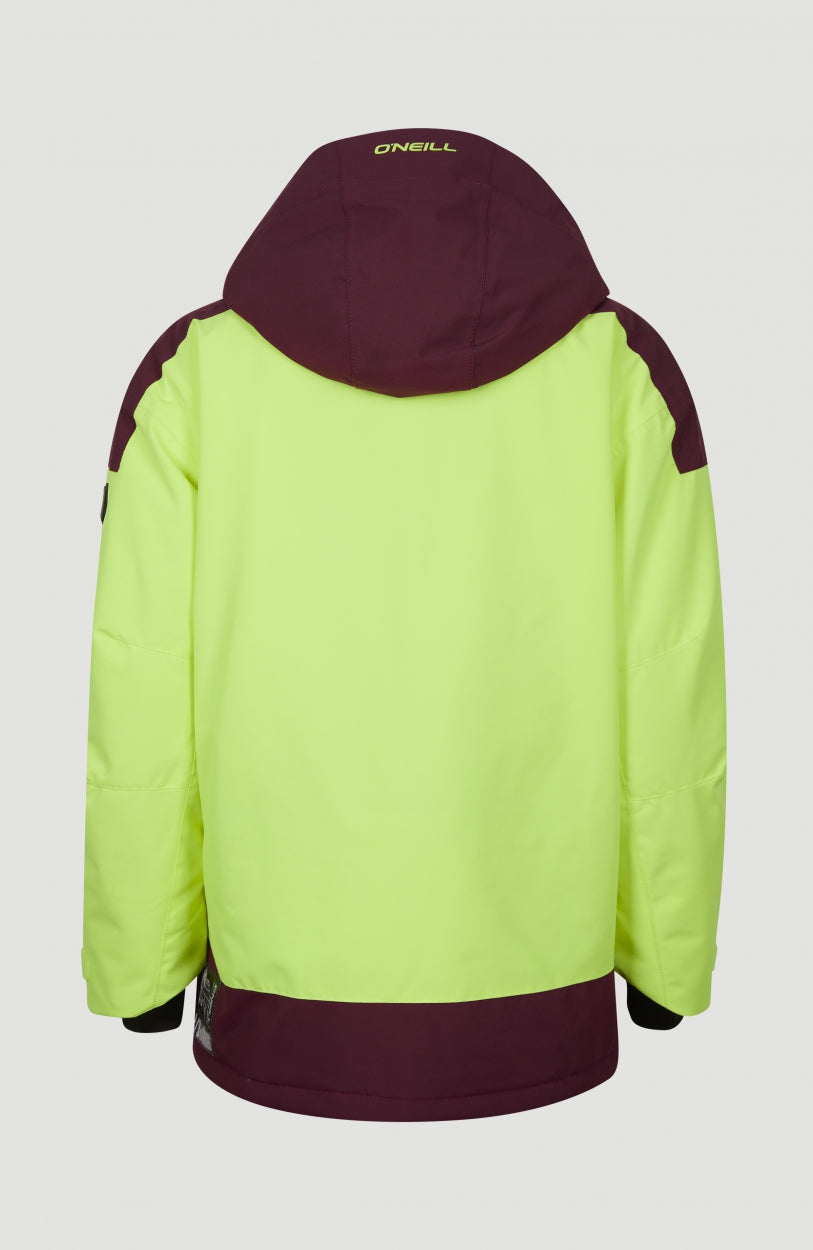 Tanzanite Snow Jacket | Windsor Wine Colour Block