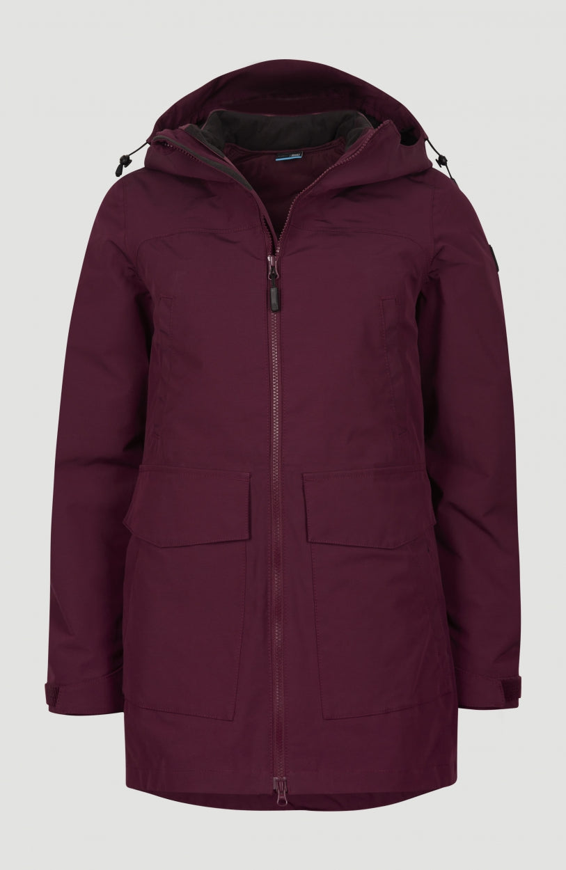 3-in-1 Journey Parka Jacket | Windsor Wine