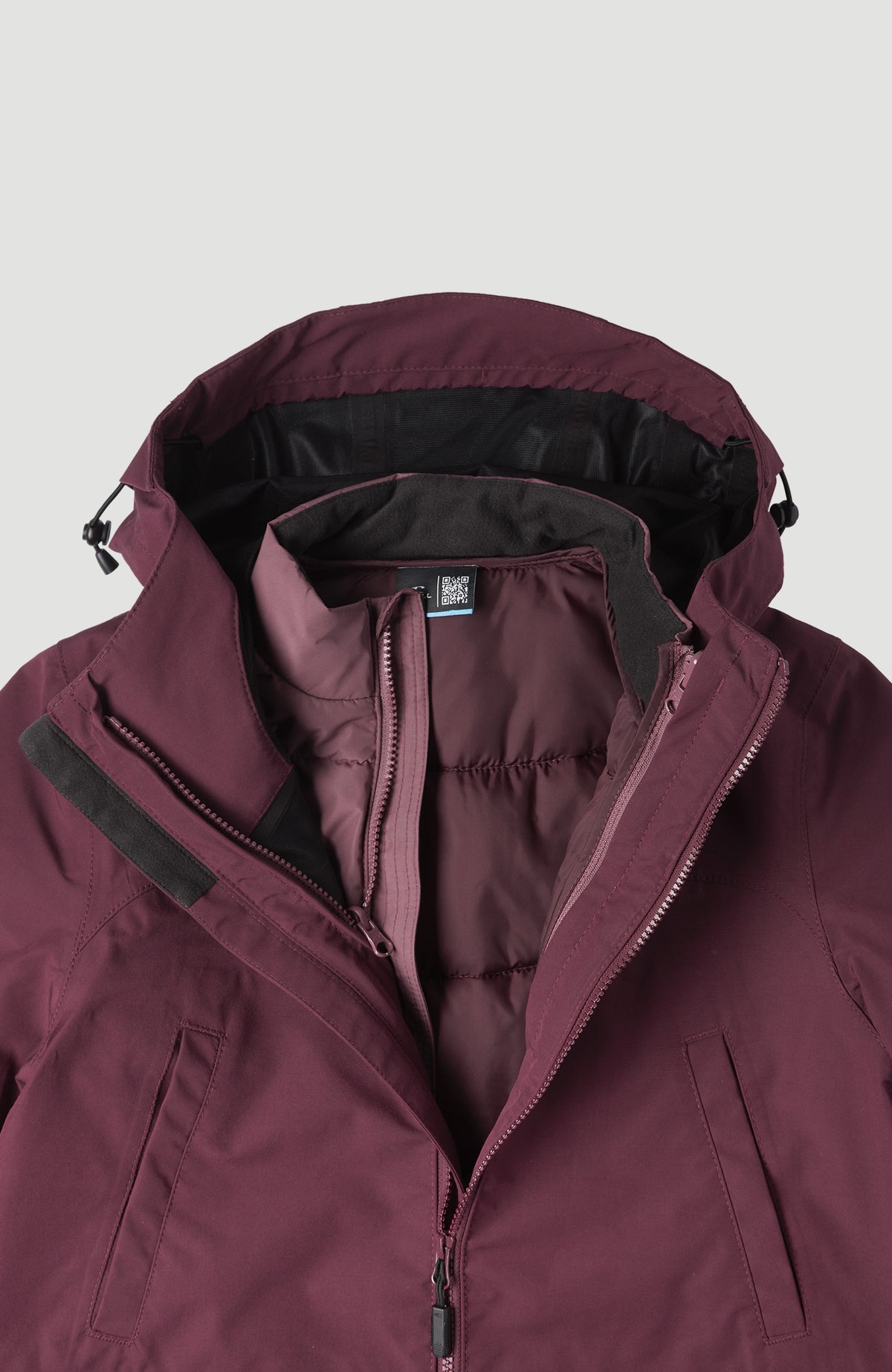 3-in-1 Journey Parka Jacket | Windsor Wine