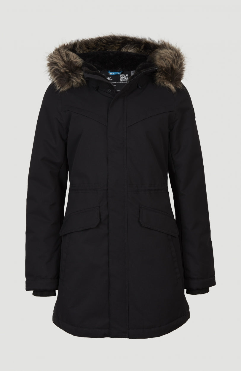 Journey Parka Jacket | Black Out