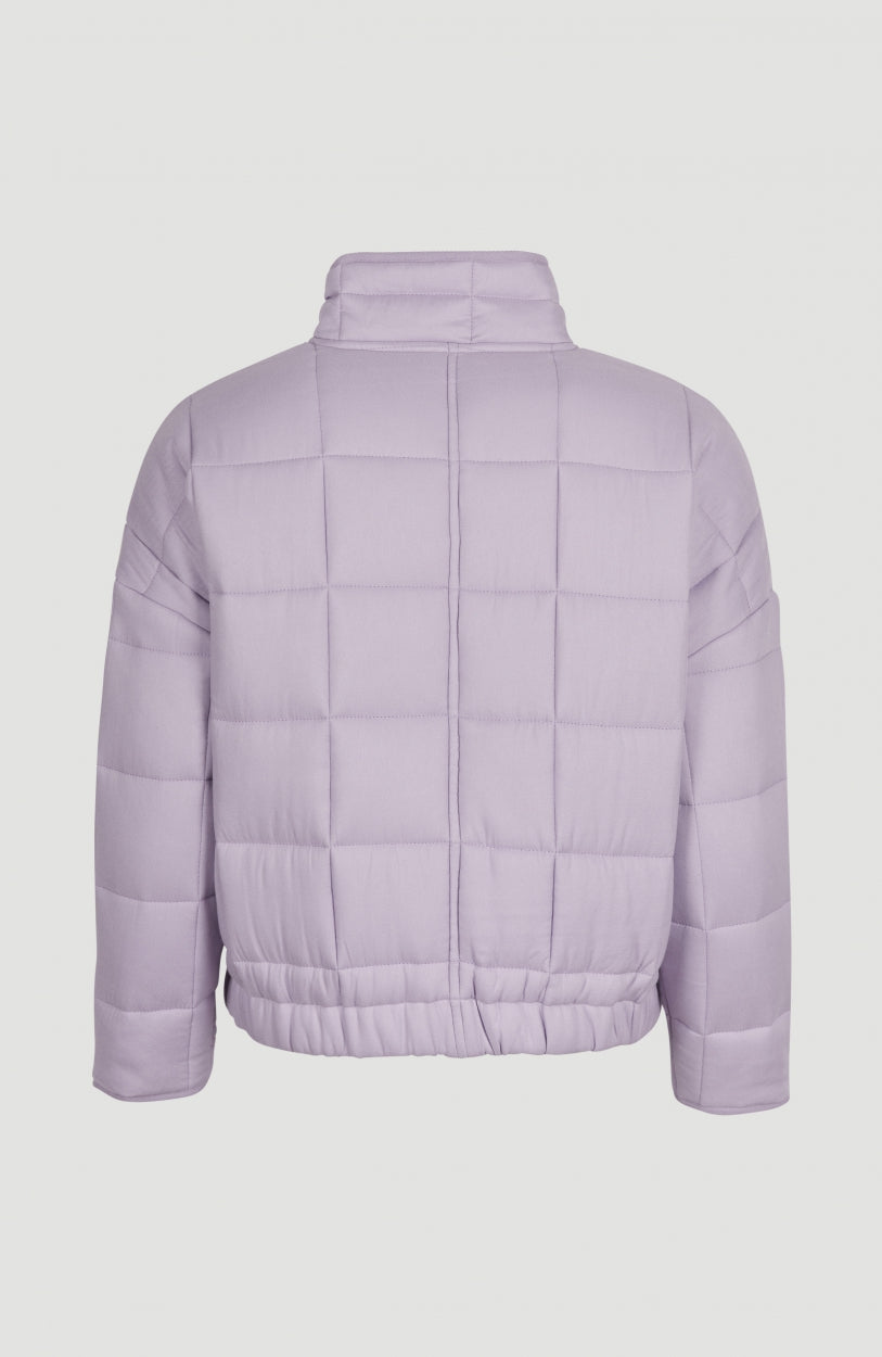 Ocean Quilted Jacket | Purple Rose