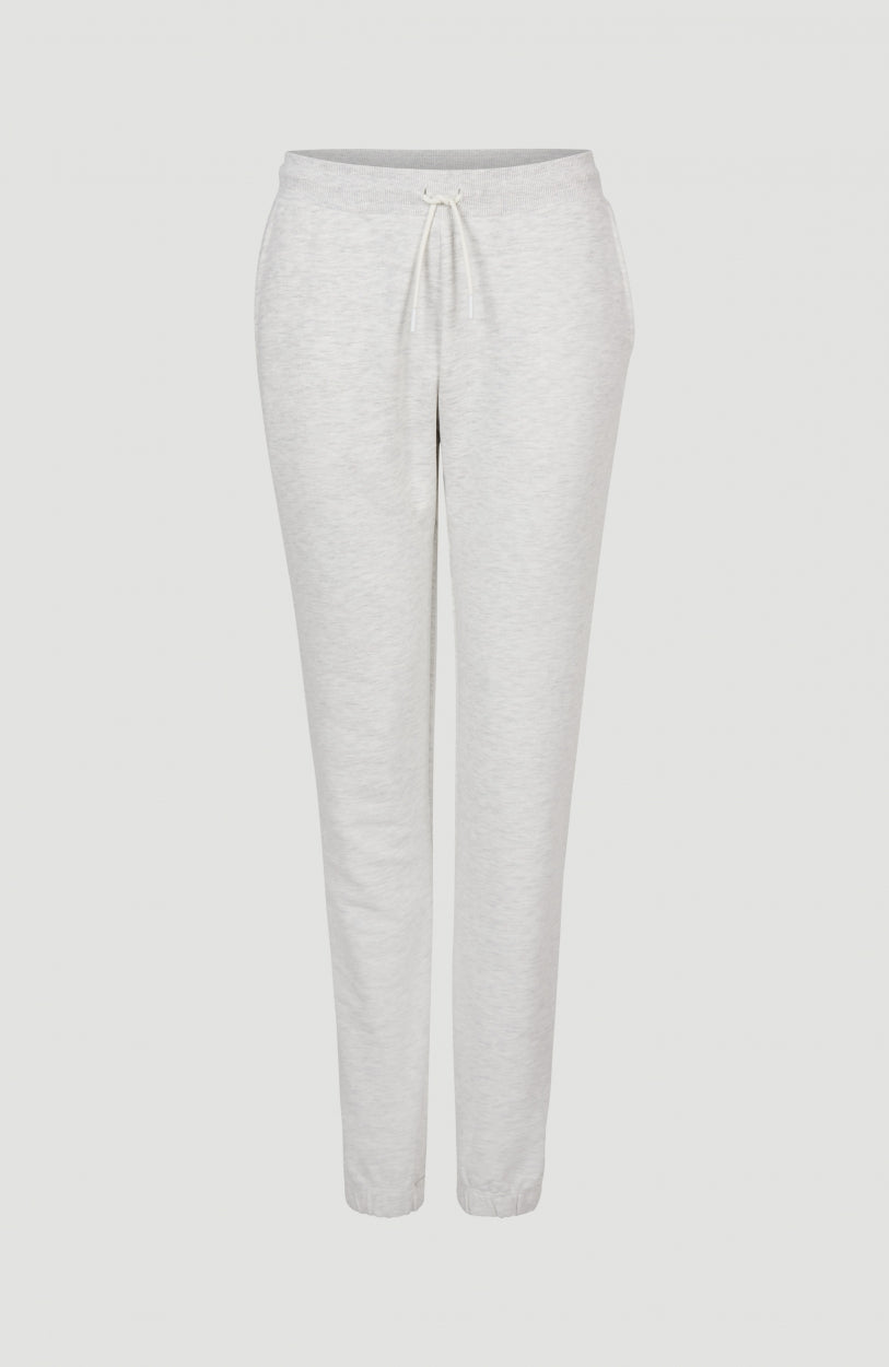 Cube Mid-Waist Sweatpants | White Melange