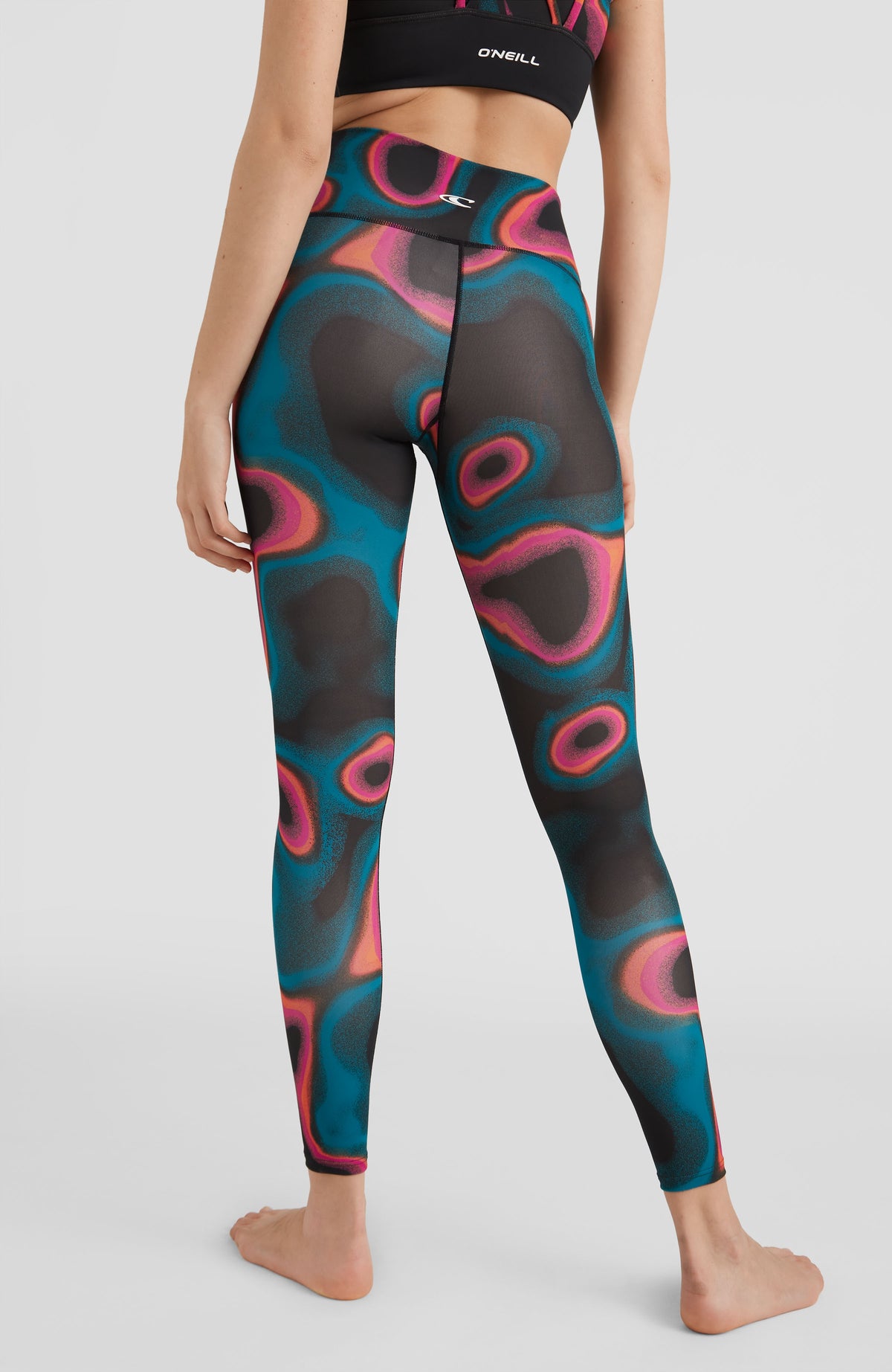 Multi High-Waist Legging | Black Heat Map
