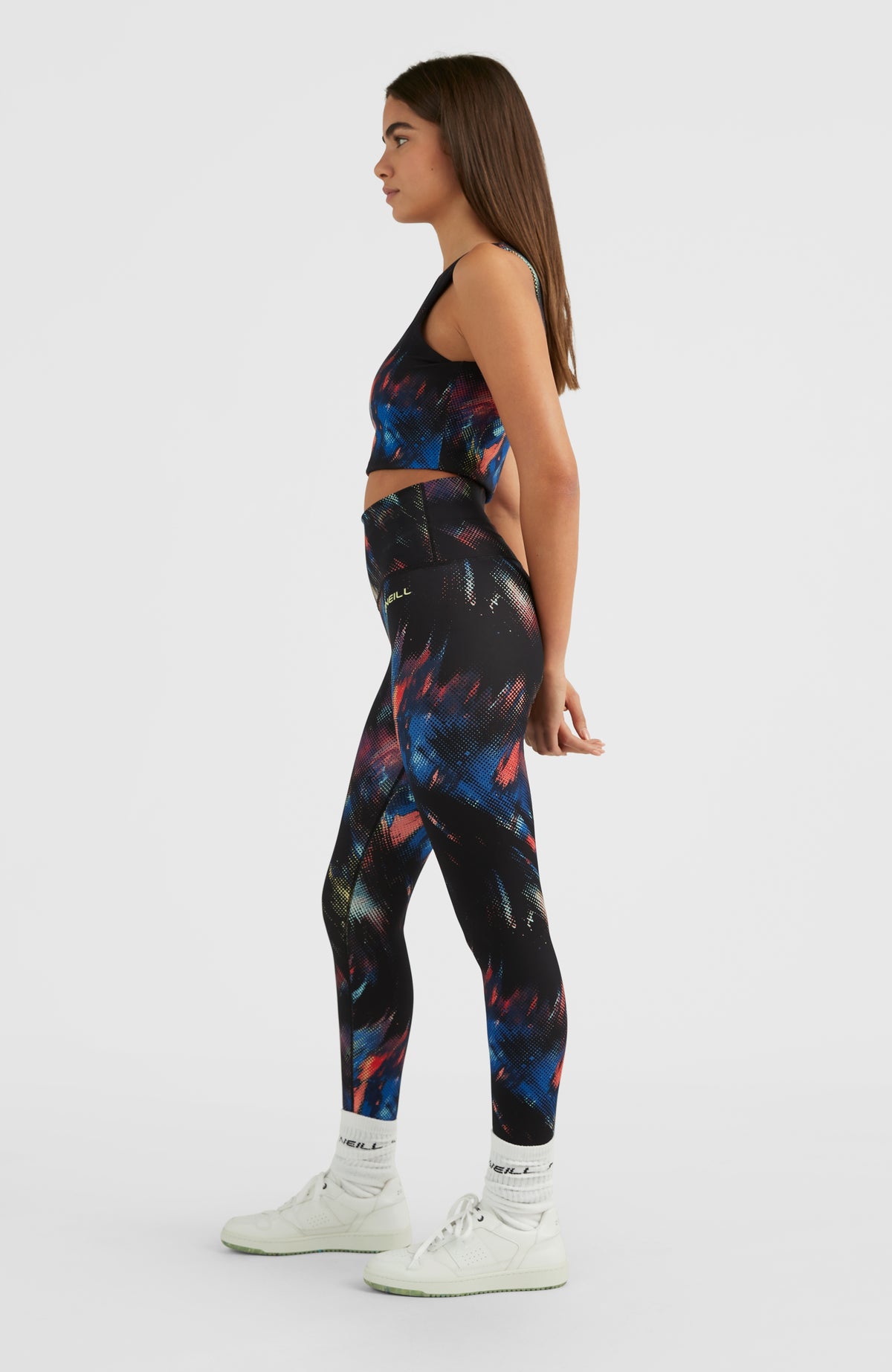 Active High-Waist Legging | Black Future Fade