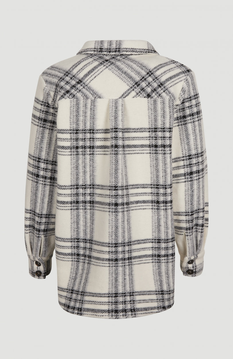 Checked Shirt | White Cosy Check