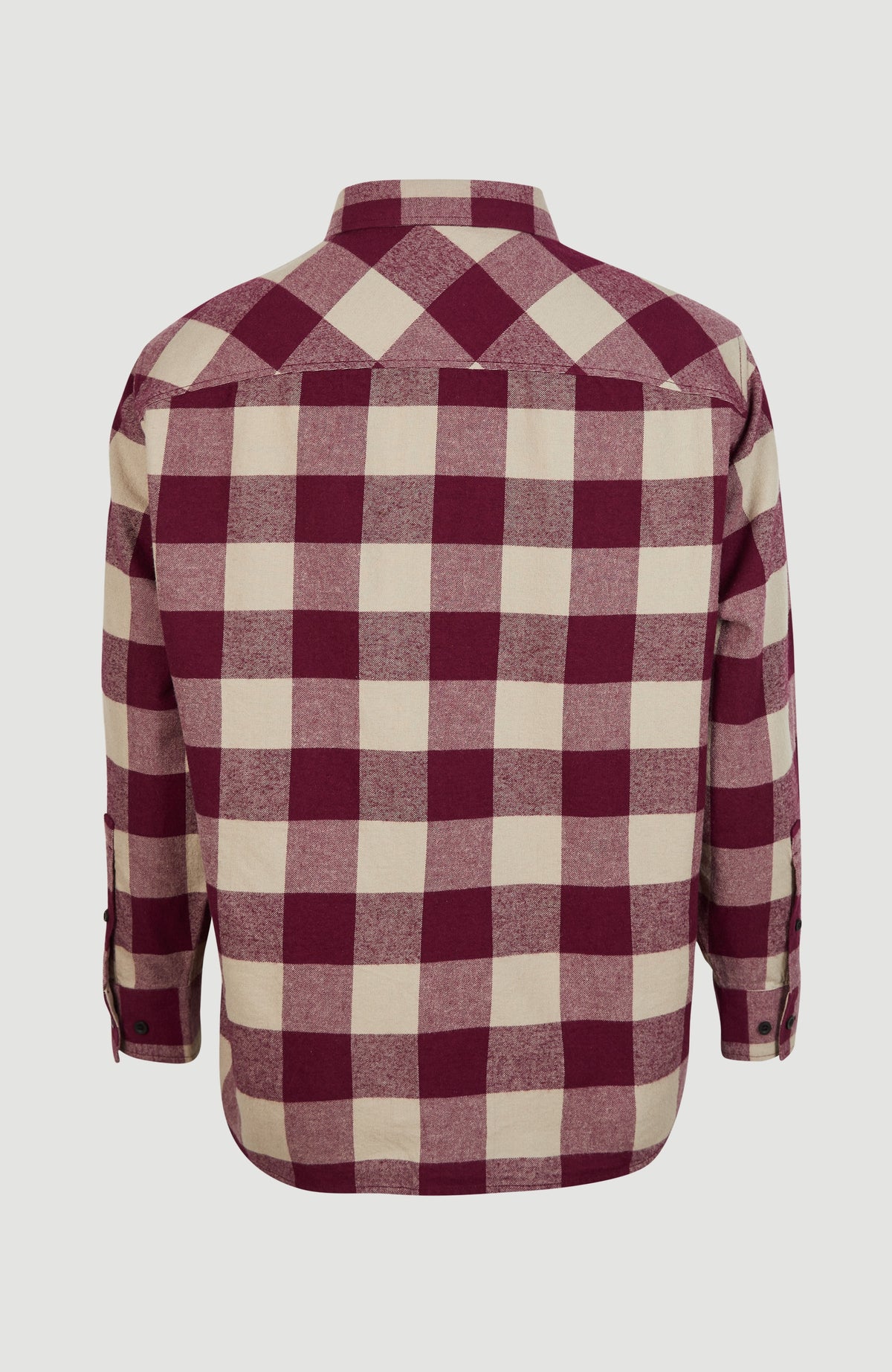 Checked Flannel Shirt | Red Small Buffalo Check