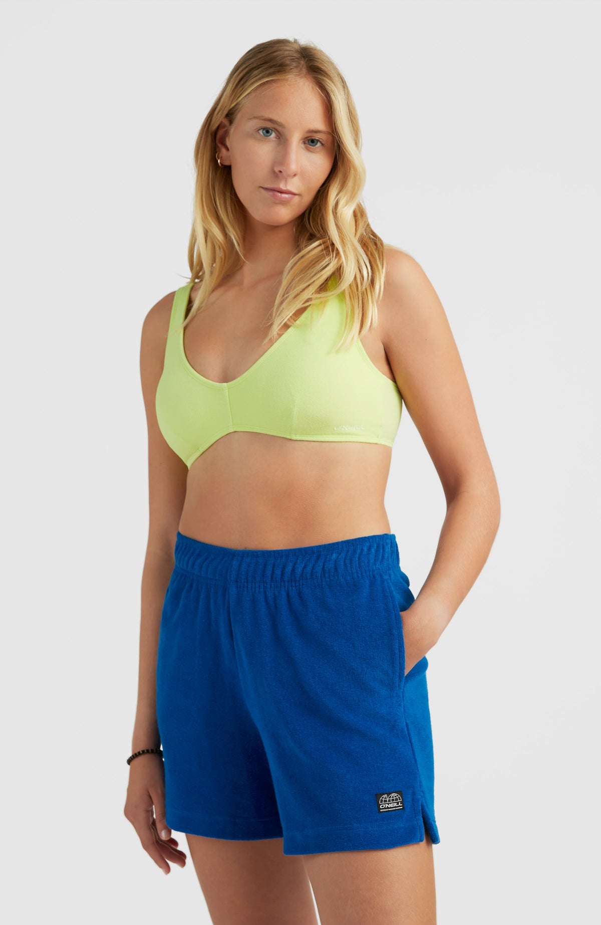 Brights Terry High-Waist Sweatshorts | Princess Blue