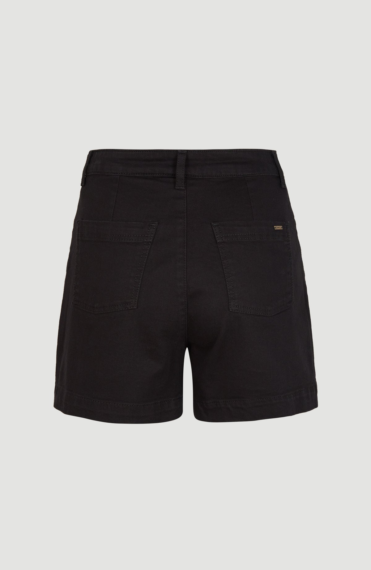 Dive High-Waist Twill Shorts | Black Out