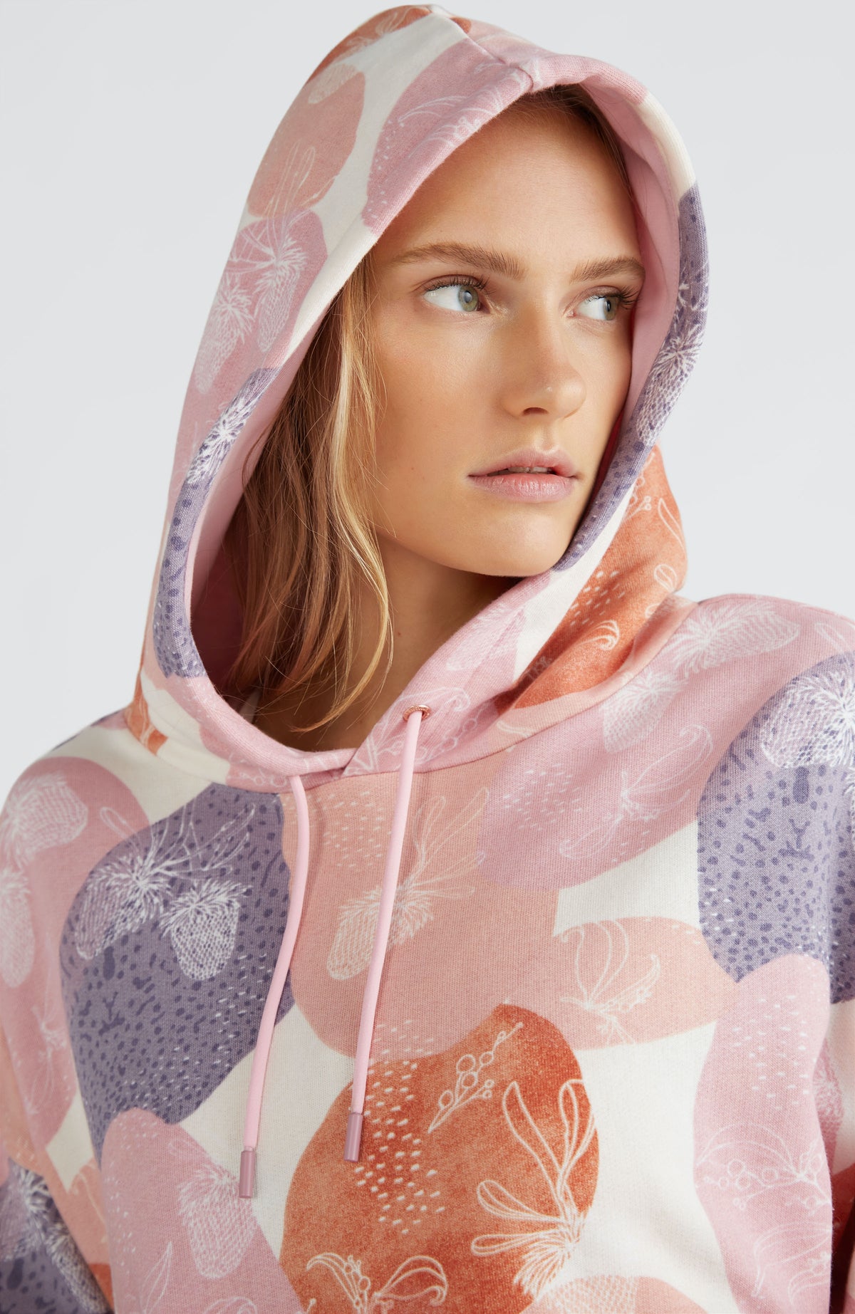 Bird Of Paradise Hoodie | Beige AO